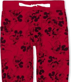 img 2 attached to 👖 Boys' Disney Mickey Elastic Waist Drawstring Sweatpants: Clothing and Pants