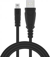 5-футовый usb-кабель для зарядного устройства для улучшенной совместимости с моделями камер panasonic lumix dmc-g7, zs40, zs50, ts30, sz3, tz8, tz11, tz15, tz24 логотип