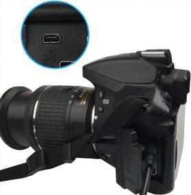 img 2 attached to 5-футовый USB-кабель для зарядного устройства для улучшенной совместимости с моделями камер Panasonic Lumix DMC-G7, ZS40, ZS50, TS30, SZ3, TZ8, TZ11, TZ15, TZ24