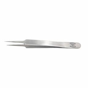 img 1 attached to High Precision Stainless Steel Lab Tweezers/Forceps For Scientific Labs - Straight Tapered Ultra Fine Point