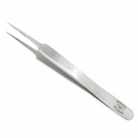 img 2 attached to High Precision Stainless Steel Lab Tweezers/Forceps For Scientific Labs - Straight Tapered Ultra Fine Point