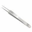 high precision stainless steel lab tweezers/forceps for scientific labs - straight tapered ultra fine point logo