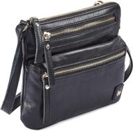 wise owl accessories leather crossbody women's handbags & wallets : crossbody bags 标志