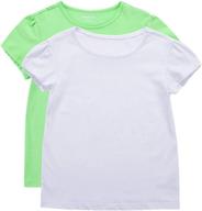 👕 unacoo t shirt classic sleeve jersey - trendy girls' tops, tees & blouses logo