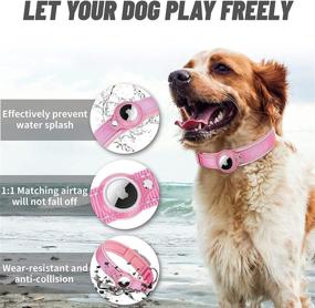 img 3 attached to 🐶 FEEYAR Reflective AirTag Dog Collar: Enhanced Visibility & Protection for Small Medium Large Dogs