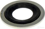 🔌 dorman 097-025 metal/rubber drain plug gasket, fits 1/2do, 9/16, m14 compatible with select models, pack of 10 logo