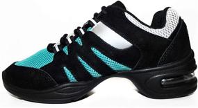 img 2 attached to Skazz Sansha Exercise Sneakers Split Sole Women's Shoes for Athletic