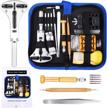 149pcs watch repair kit by longruner - updated case back opener, link remover & battery replacement tool set for watchmakers let015 logo