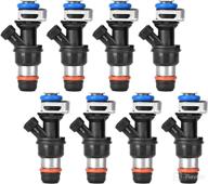 handor fj315 fuel injectors pack of 8 - compatibility with chevy silverado, express, suburban, 🔧 tahoe, buick rainier, cadillac escalade, gmc envoy, sierra, savana, yukon, hummer, isuzu 4.8l 5.3l 6.0l engine логотип