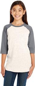 img 1 attached to LAT Jersey Baseball Vintage Heather Boys' Clothing : Tops, Tees & Shirts