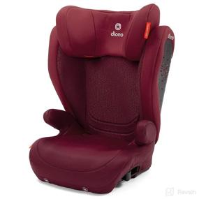 img 4 attached to 🚗 Diono Monterey 4DXT Latch, 2-in-1 High Back Booster Car Seat with Adjustable Height & Width, Enhanced Side Impact Protection, Suitable for 8 Year Olds & Above, Plum