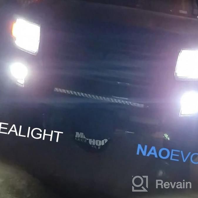 img 1 attached to NAOEVO H11B LED Headlight Bulb, 60W 6400LM 6500K White Super Bright Conversion Kit With Extension Cable review by Chad Baio
