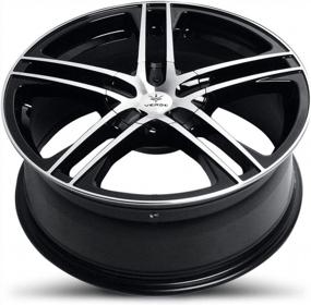 img 1 attached to Upgrade Your Car'S Style With The Verde V36 Protocol Gloss Black Wheel - Dual Bolt Pattern, 17X7" Size, And +40Mm Offset