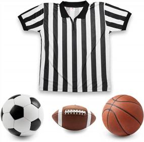 img 2 attached to Stay Pro-Style And In Control With Crown Sporting Goods Men'S Official Referee Jersey