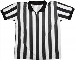 img 4 attached to Stay Pro-Style And In Control With Crown Sporting Goods Men'S Official Referee Jersey
