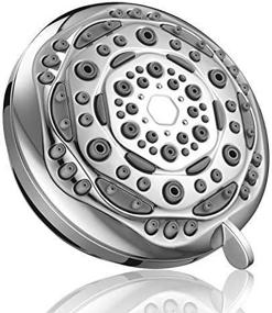 img 3 attached to Couradric 7-Function Luxury Shower Head, High Pressure Adjustable Shower Head With Massage Mist And Water Saving Mode For Low Flow Showers- Chrome