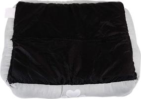 img 1 attached to 🐶 Long Rich Rectangle Bolster Pet Bed: Comfy Medium-Sized Dog Bed for Ultimate Relaxation