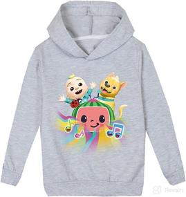 img 1 attached to Pnfly Childrens Printing Sweater Sweatshirt Apparel & Accessories Baby Boys best - Clothing