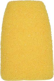 img 1 attached to 🧽 Dawn Scrubtastic Non-Scratch 3-Pack Sponge, Medium Size, in Yellow