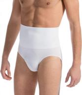men's shaping control briefs with waist girdle - farmacell 411, 100% made in italy logo