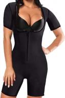 women's neoprene sauna suit shapewear weight loss sweat body shaper slimming bodysuit logo