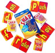 🧩 snap it up! phonics & reading card game - homeschool learning resource, 90 cards included, ages 6+ - enhance reading skills logo