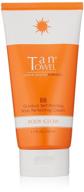 tan towel body glow 5 7 logo