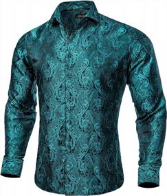 img 2 attached to DiBanGu Jacquard Paisley Casual Sleeve