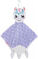 soft and plush pacipal unicorn blanket - 2-in-1 stuffed animal and security blanket for newborns logo