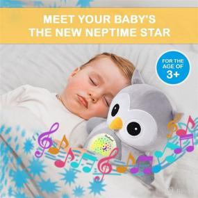 img 3 attached to 🦉 ZooPond - Baby Soother, Night Light and Sound Machine, Crib Toys with Music and Lights, Crib Soother, Crib Light, Infant Sleep Aid, Owl Sound Machine, White Noise Machine for Baby (Grey)