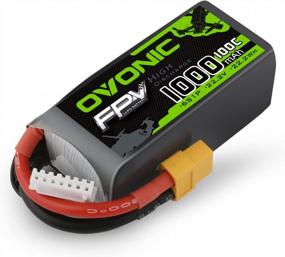 img 4 attached to High-Performance Ovonic 6S Lipo Battery - 100C 1000MAh 22.2V With XT60 Connector For RC FPV Racing Drones And Quadcopters