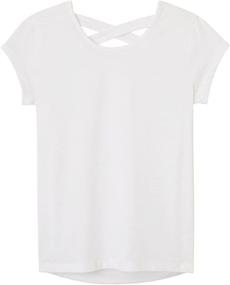 img 2 attached to 👧 French Toast Little Sleeve Electric Girls' Clothing - Active: Stylish and Functional Activewear for Girls!