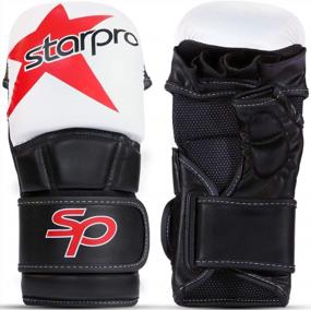 img 4 attached to Starpro MMA Gloves: Ultimate Protection For Sparring, Striking, And Grappling - Perfect For All MMA Training Needs!