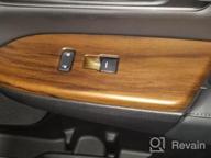 img 1 attached to Peach Wood Grain Inner Window Switch Panel Cover For Honda CRV CR-V 2017-2022 LX EX - Set Of 4 Interior Accessories, No Rear Seat Heating Buttons Included - By Flash2Ning review by Justin Zilinskas