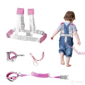 img 4 attached to 🦺 Essential Toddler Leash: Anti Lost Link Safety Walking Harness for 2 Year Olds, Must-Have Travel Bracelet & Wristband Holder