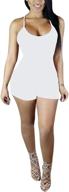 women's sexy backless jumpsuits one-piece bandage romper shorts | romastory logo