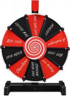 diy series winspin 12 inch prize wheel tabletop spinning game with 10 slots fortune design carnival spin logo