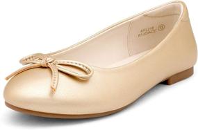 img 4 attached to DREAM PAIRS KFL216 Fashion Ballet Girls' Shoes : Flats