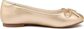 img 2 attached to DREAM PAIRS KFL216 Fashion Ballet Girls' Shoes : Flats