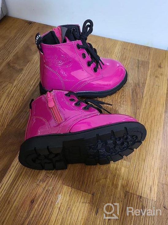 img 1 attached to 👟 Waterproof Bright Zipper Toddler Boys' Shoes - Komfyea Boots review by Joseph Mannasseh