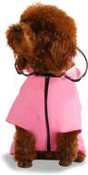 🐶 wizland dog raincoat: lightweight waterproof jacket for x-small to xx-large dogs and puppies with hood логотип