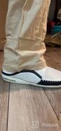 img 1 attached to 👞 Stylish Genuine Leather Casual Loafers for Men - Fashionable Slip-On Driving Shoes review by Adam Hutchinson