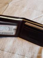 img 1 attached to Premium Leather Wallet with Pocket Billfold and RFID Blocking – Essential Men's Accessory review by Shane Sanchez