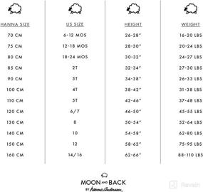 img 3 attached to 🌙 Moon and Back: Long Sleeve Pajama Set for Kids by Hanna Andersson