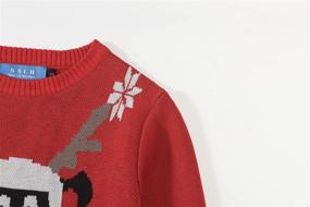 img 1 attached to SSLR Crewneck Pullover Christmas Sweater Boys' Clothing : Sweaters