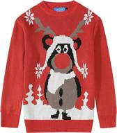 sslr crewneck pullover christmas sweater boys' clothing : sweaters logo