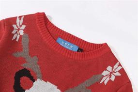 img 2 attached to SSLR Crewneck Pullover Christmas Sweater Boys' Clothing : Sweaters