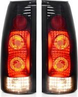 🚗 high-quality autosaver88 tail lights for chevy tahoe, suburban, gmc c/k, yukon, and cadillac escalade - 1992-2000 model years логотип