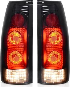 img 4 attached to 🚗 High-Quality AUTOSAVER88 Tail Lights for Chevy Tahoe, Suburban, GMC C/K, Yukon, and Cadillac Escalade - 1992-2000 Model Years