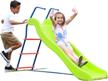 unleash outdoor fun with a 6ft freestanding slide for kids - perfect for backyard playsets and playground sets logo